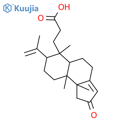 16-Oxo-3,4-seco-4(28),13(17)-mansumbinadien-3-oic acid structure