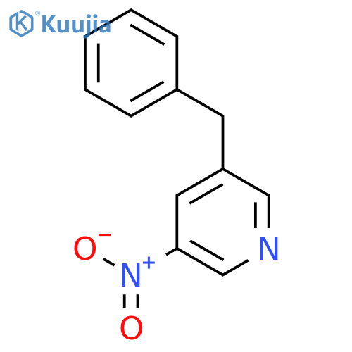 3-Benzyl-5-nitropyridine structure