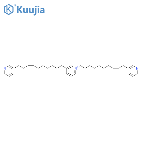 Pyridinium,3-[(7Z)-10-(3-pyridinyl)-7-decen-1-yl]-1-[(8Z)-10-(3-pyridinyl)-8-decen-1-yl]- structure