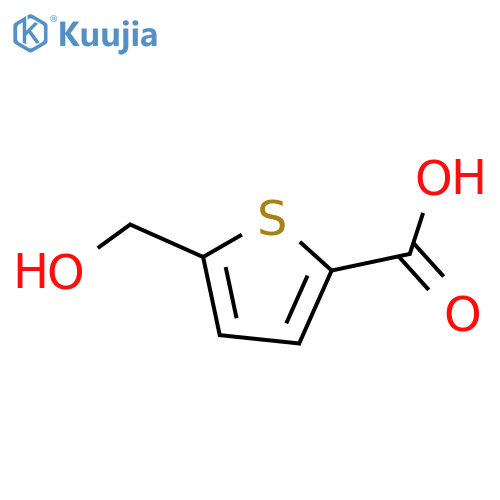 5-Hydroxymethyl-2-thiophenecarboxylic acid structure
