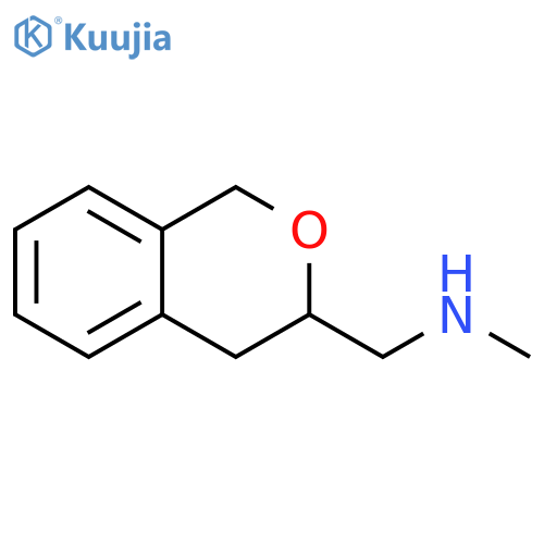 (3,4-dihydro-1H-2-benzopyran-3-yl)methyl(methyl)amine structure