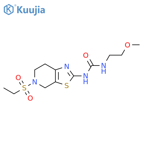 1-5-(ethanesulfonyl)-4H,5H,6H,7H-1,3thiazolo5,4-cpyridin-2-yl-3-(2-methoxyethyl)urea structure