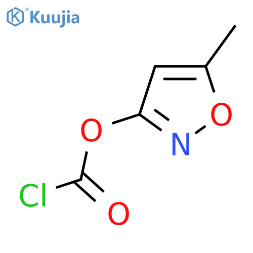 5-methyl-1,2-oxazol-3-yl chloroformate structure