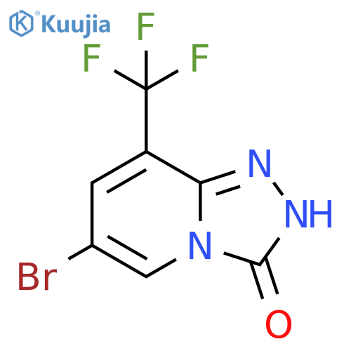 6-Bromo-8-(trifluoromethyl)-1,2,4triazolo4,3-Apyridin-3(2H)-one structure
