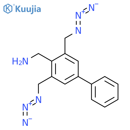 [1,1-Biphenyl]-4-methanamine, 3,5-bis(azidomethyl)- structure