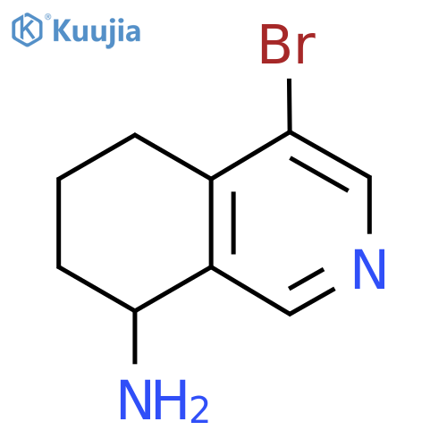 4-Bromo-5,6,7,8-tetrahydroisoquinolin-8-amine structure