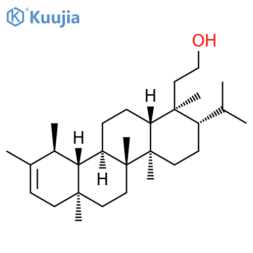 1-Chryseneethanol, 1,2,3,4,4a,4b,5,6,6a,7,10,10a,10b,11,12,12a-hexadecahydro-1,4a,4b,6a,9,10-hexamethyl-2-(1-methylethyl)-, (1S,2S,4aR,4bR,6aS,10S,10aR,10bR,12aR)- structure