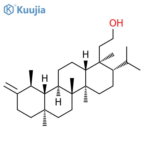1-Chryseneethanol, octadecahydro-1,4a,4b,6a,10-pentamethyl-9-methylene-2-(1-methylethyl)-, (1S,2S,4aR,4bR,6aR,10S,10aR,10bR,12aR)- structure
