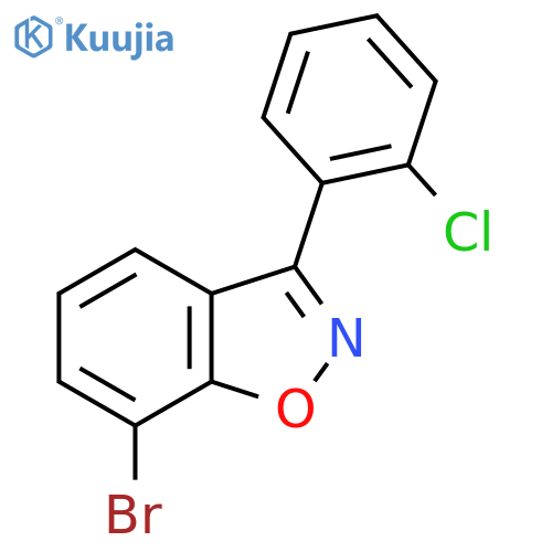 7-Bromo-3-(2-chlorophenyl)benzo[D]isoxazole structure