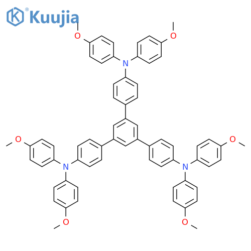1,3,5-Tris[4-[bis(4-methoxyphenyl)amino]phenyl]benzene structure