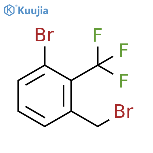 1-bromo-3-(bromomethyl)-2-(trifluoromethyl)benzene structure