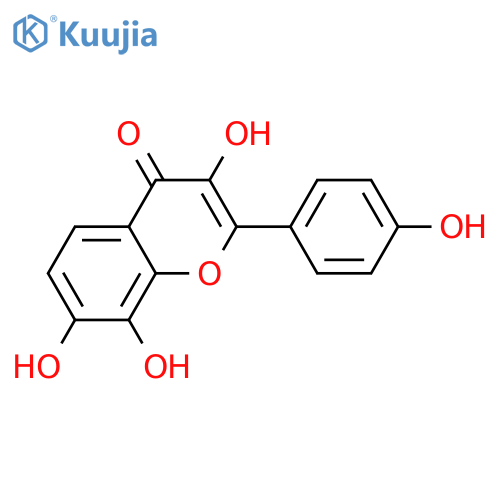 3,7,8,4'-Tetrahydroxyflavone structure