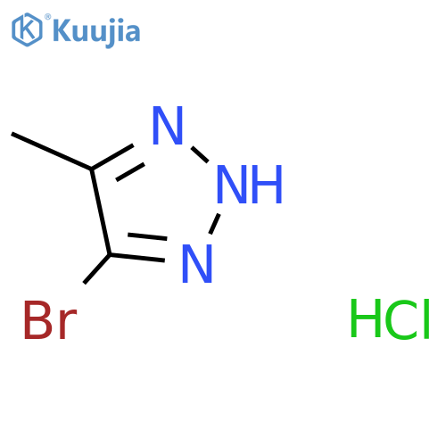 5-Bromo-4-methyl-1H-1,2,3-triazole hydrochloride structure