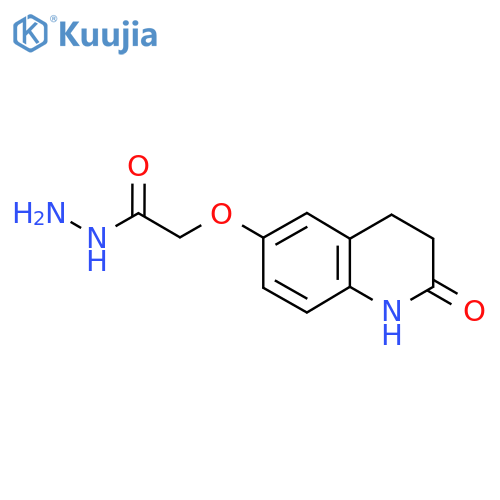2-(1,2,3,4-Tetrahydro-2-oxoquinolin-6-yloxy)acetohydrazide structure