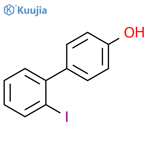 [1,1'-Biphenyl]-4-ol, 2'-iodo- structure