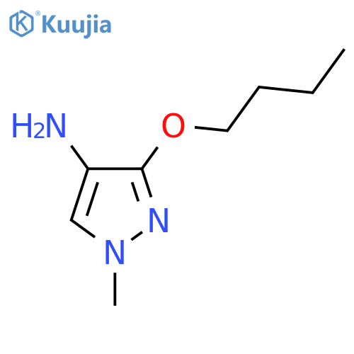 3-butoxy-1-methyl-1H-pyrazol-4-amine structure