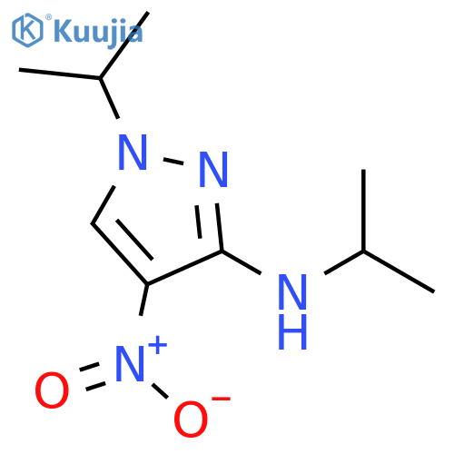 Isopropyl-(1-isopropyl-4-nitro-1H-pyrazol-3-yl)-amine structure