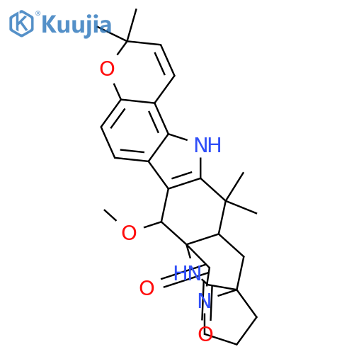 Stephacidin A; (+)-form, 6-Epimer, 21S-methoxy structure