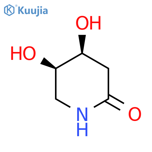 (4S,5R)-4,5-Dihydroxypiperidin-2-one structure