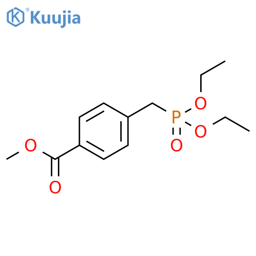 4-(Diethoxyphosphinyl)methylbenzoic acid methyl ester structure