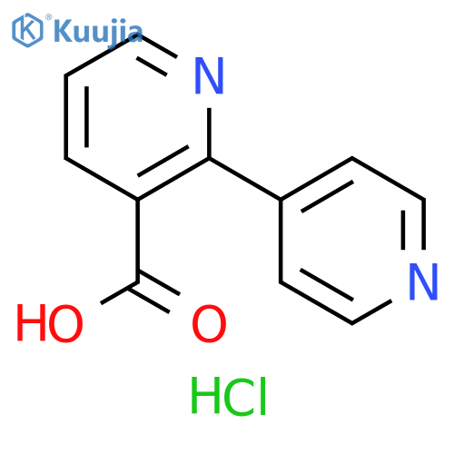 [2,4''-bipyridine]-3-carboxylic acid dihydrochloride structure