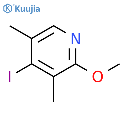4-iodo-2-methoxy-3,5-dimethyl-pyridine structure
