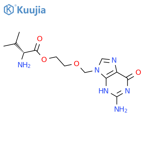 D-Valine,2-[(2-amino-1,6-dihydro-6-oxo-9H-purin-9-yl)methoxy]ethyl ester structure