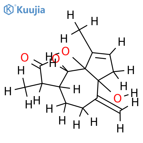 (1alpha, 5alpha, 6alpha, 11alphaH)-1, 5-Dihydroxy-3, 10(14)-guaiadien-12, 6-olide structure