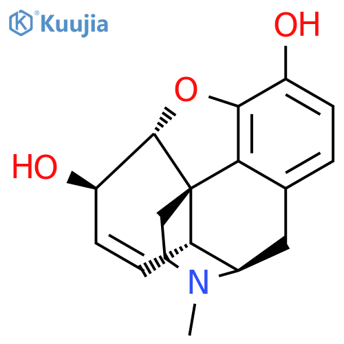 Morphinan-3,6-diol,7,8-didehydro-4,5-epoxy-17-methyl-, (5a,6b)- (9CI) structure