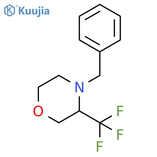 4-BENZYL-3-(TRIFLUOROMETHYL)MORPHOLINE structure