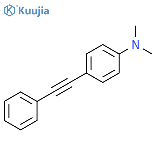 Benzenamine, N,N-dimethyl-4-(phenylethynyl)- structure