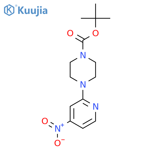 Tert-butyl 4-(4-nitropyridin-2-YL)piperazine-1-carboxylate structure