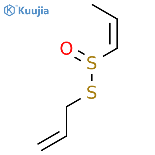 1-Propene-1-sulfinothioic acid, S-2-propenyl ester, (Z)- structure