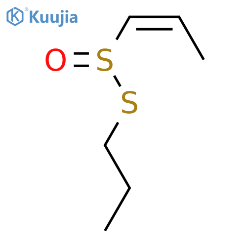 1-Propenyl propyl disulfide; (Z)-form, 5-Oxide structure