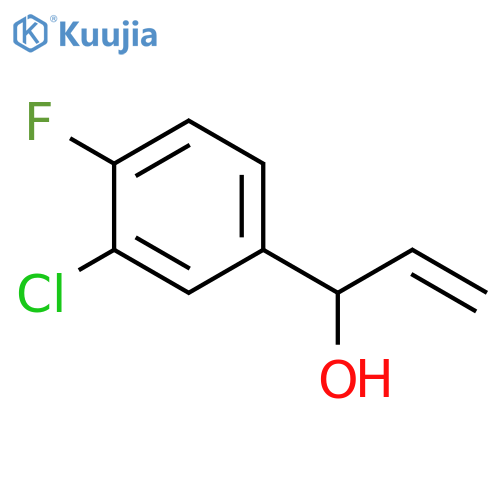 1-(3-chloro-4-fluorophenyl)prop-2-en-1-ol structure