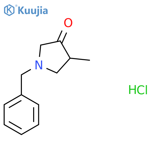 1-Benzyl-4-methyl-pyrrolidin-3-one hydrochloride structure