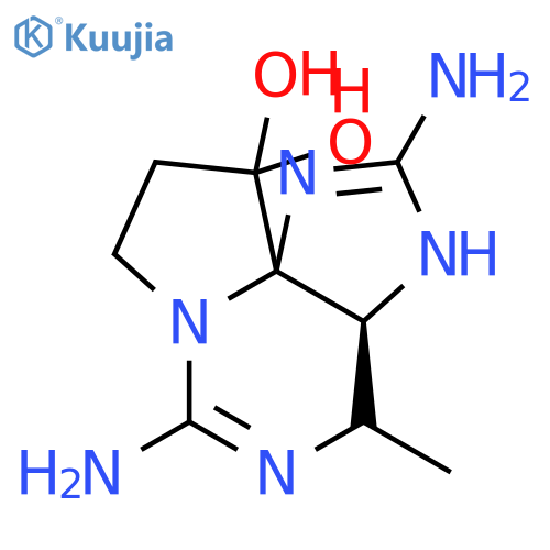1H,10H-Pyrrolo[1,2-c]purine-10,10-diol,2,6-diamino-3a,4,8,9-tetrahydro-4-methyl-, (3aS,4S,10aS)- structure