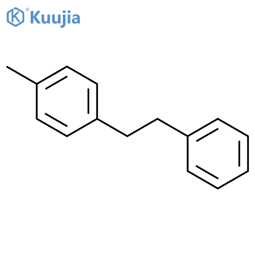 Benzene,1-methyl-4-(2-phenylethyl)- structure