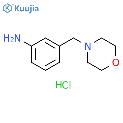 3-Morpholin-4-ylmethyl-phenylamine dihydrochloride structure