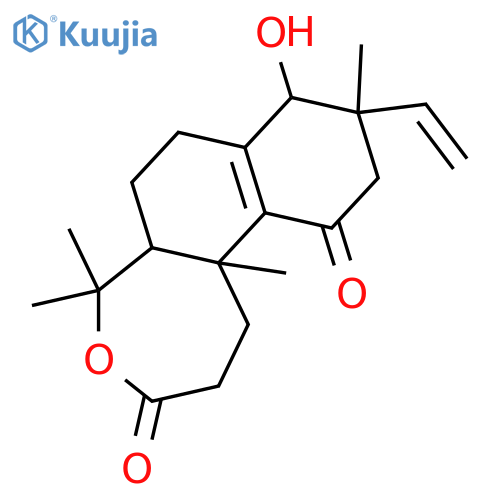 14-Hydroxy-11-oxo-3,4-seco-8,15-isopimaradien-3,4-olide; (ent-14α)-form structure