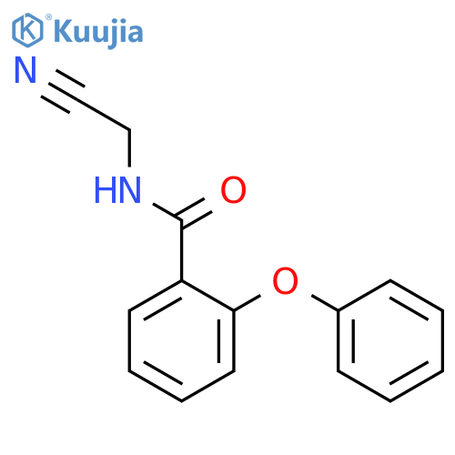 N-(cyanomethyl)-2-phenoxybenzamide structure