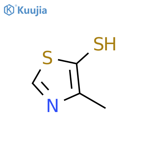 4-methyl-1,3-thiazole-5-thiol structure
