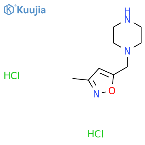 1-(3-methylisoxazol-5-yl)methylpiperazine structure