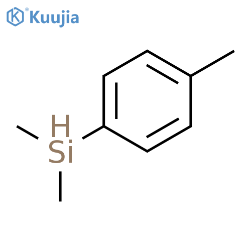 Benzene,1-(dimethylsilyl)-4-methyl- structure