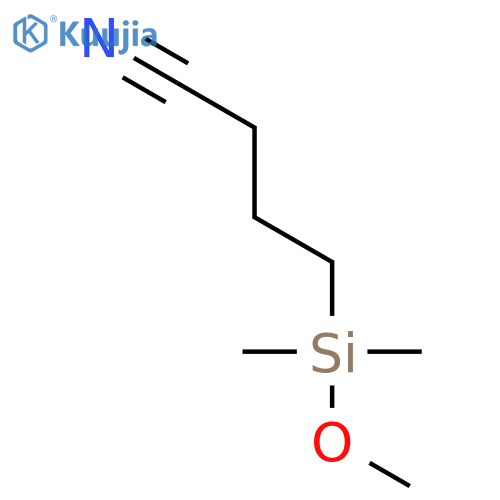 Butanenitrile,4-(methoxydimethylsilyl)- structure