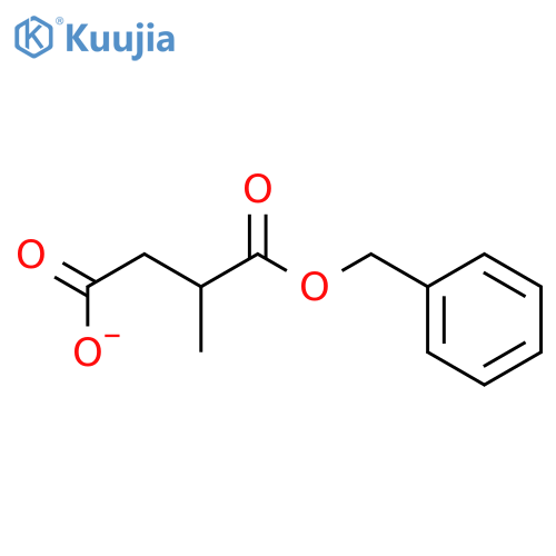 Butanedioic acid,methyl-, 1-(phenylmethyl) ester, (2R)- (9CI) structure