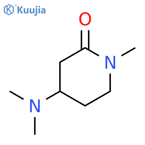 4-(Dimethylamino)-1-methylpiperidin-2-one structure