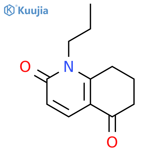 2,5(1H,6H)-Quinolinedione, 7,8-dihydro-1-propyl- structure