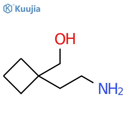 [1-(2-aminoethyl)cyclobutyl]methanol structure