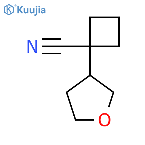 1-(oxolan-3-yl)cyclobutane-1-carbonitrile structure